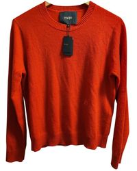 Maje Fall Winter 2019 Red Cashmere Knitwear