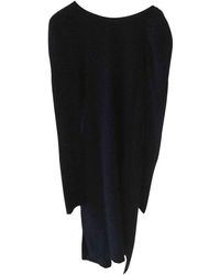 Chanel Kaschmir Midi kleid - Schwarz