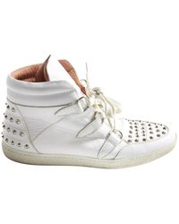Sandro Albatorock White Leather Trainers