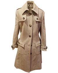 Burberry Linen Dufflecoat - Grey