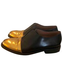 Marni Leder Schnürschuhe - Schwarz