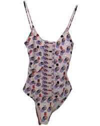 Chanel Costume da bagno in lycra beige - Neutro