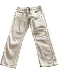 Burberry Slim Trousers - White