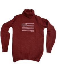 Woolrich Pull-over en laine - Rouge