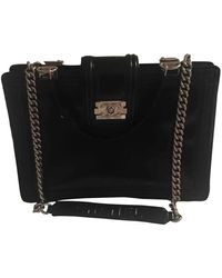 Chanel Tote bag Boy Tote in Pelle - Nero