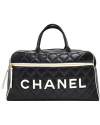 Chanel Leder Reisetaschen - Schwarz