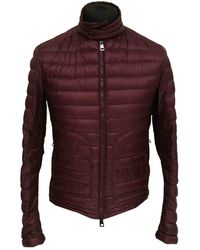 Moncler Classic Burgundy Polyester Jacket - Multicolour