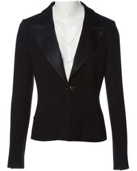 Chanel Wolle Kostüm - Schwarz