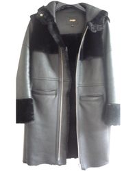 Maje Fall Winter 2018 Black Leather Coats