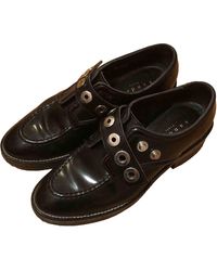 Sandro Black Leather Flats