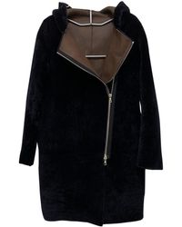 Sandro Schaf Mäntel - Schwarz
