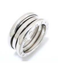 BVLGARI B.zero1 Silver White Gold Ring - Metallic