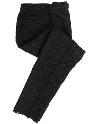 Valentino \n Black Cotton Trousers