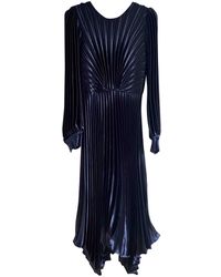 Sandro Fall Winter 2019 Midi kleid - Blau