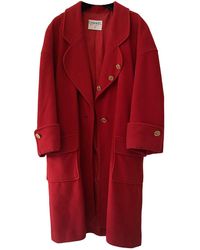 Chanel Cappotto in Lana - Rosso