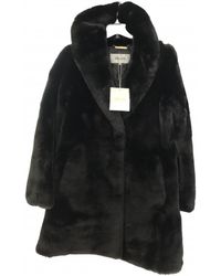 Diane von Furstenberg Synthetikpelz mantel - Schwarz
