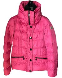 Moncler Mantel en Polyester Rose