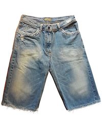 Burberry Blue Denim - Jeans Shorts