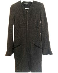 Chanel Vestido midi de Lana - Multicolor