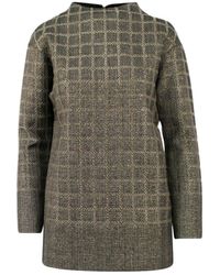 Valentino Wolle Mini Kleid - Schwarz