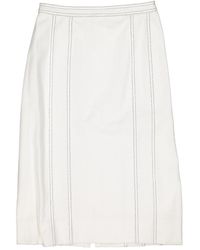 Chanel Halblang Rock - Weiß