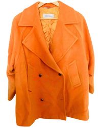 Max Mara Wool Coat - Orange