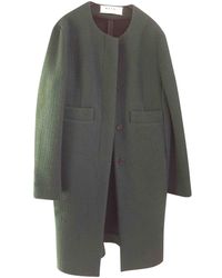 Marni Wolle Mäntel - Grün