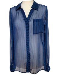 Diane von Furstenberg Seide Hemd - Blau