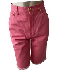 Chanel Shorts in Cotone Rosa
