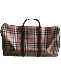 Burberry Cloth 48h Bag - Brown