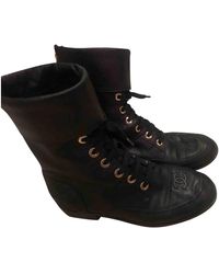 Chanel Stivali in Pelle - Nero