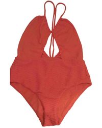 Maje Pink Synthetic Swimwear