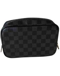 Louis Vuitton Black Cloth Small Bag Wallets & Cases
