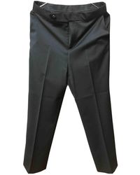 Maje Fall Winter 2019 Black Cotton Trousers