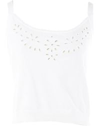Valentino \n White Cotton Top