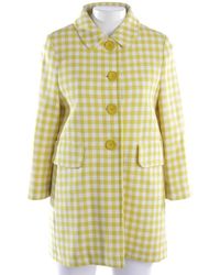 Herno Mantel en Coton Jaune