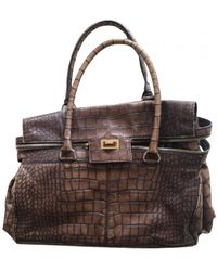 Max Mara Leather Handbag - Brown