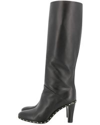 Valentino \n Black Leather Boots