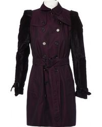 Burberry Trench Coat - Purple