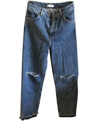 Sandro Fall Winter 2018 Gerade jeans - Blau