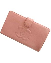 Chanel Portafoglio in Pelle - Rosa