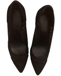 Sandro Black Cloth Heels