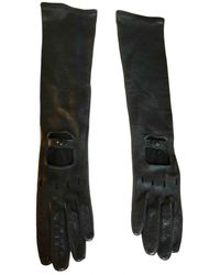 Marni Guanti lunghi in Pelle - Verde
