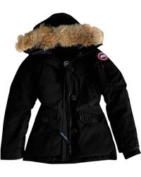 Canada Goose Victoria Black Synthetic Coat