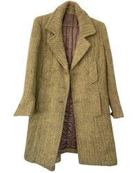 Chanel Abrigo de Lana - Multicolor