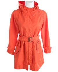 Moncler Mantel en Coton Orange
