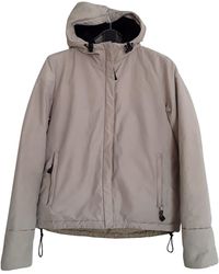 Woolrich Mantel en Synthétique Beige - Multicolore