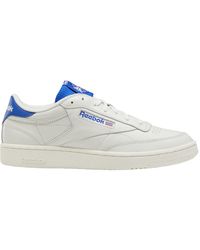 reebok club c 85 blue suede