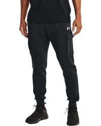 men's ua essential fleece heritage cargo pants