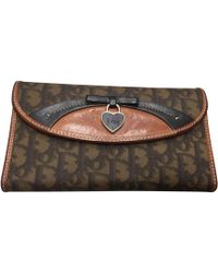 Dior Portefeuille cuir marron